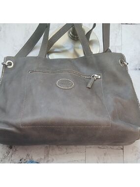 Roots Gray Shoulder Bag